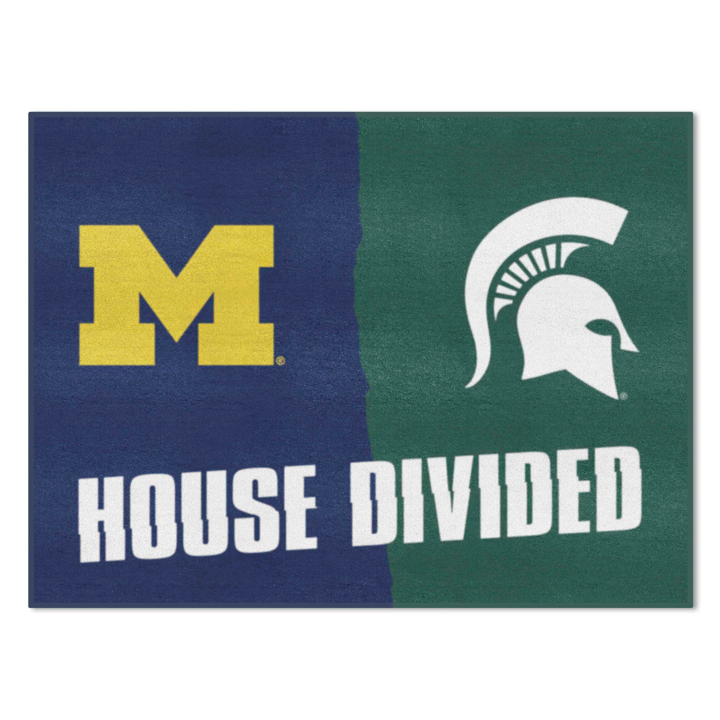 House Divided Mat - Michigan / Michigan State