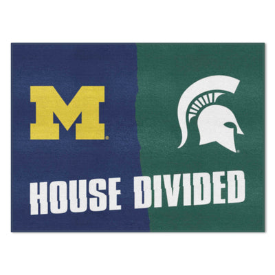 House Divided Mat - Michigan / Michigan State