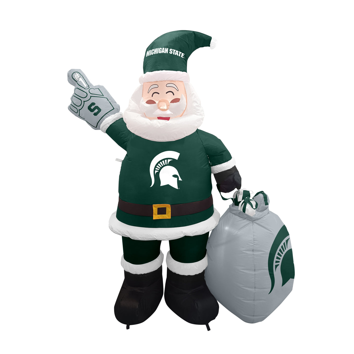 Michigan State Yard Inflatable Santa Claus