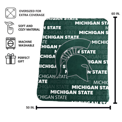 Michigan State Classic Throw - Logo Brands
