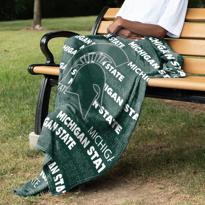 Michigan State Classic Throw - Logo Brands