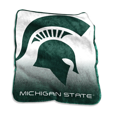 Michigan State Raschel Throw - Logo Brands