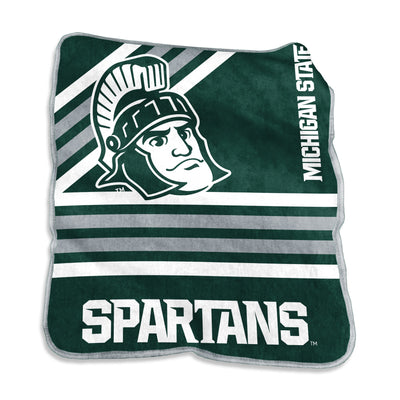 Michigan State Raschel Throw - Logo Brands