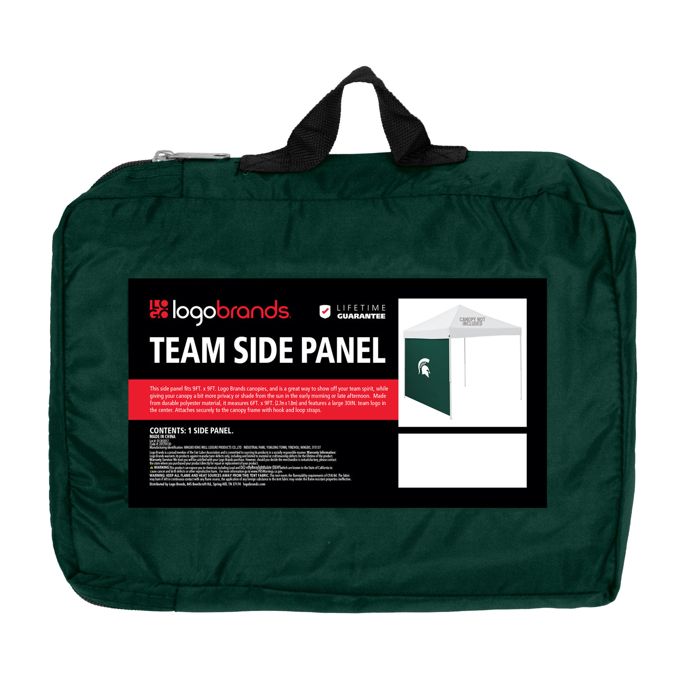 Michigan State 9 x 9 Side Panel - Logo Brands