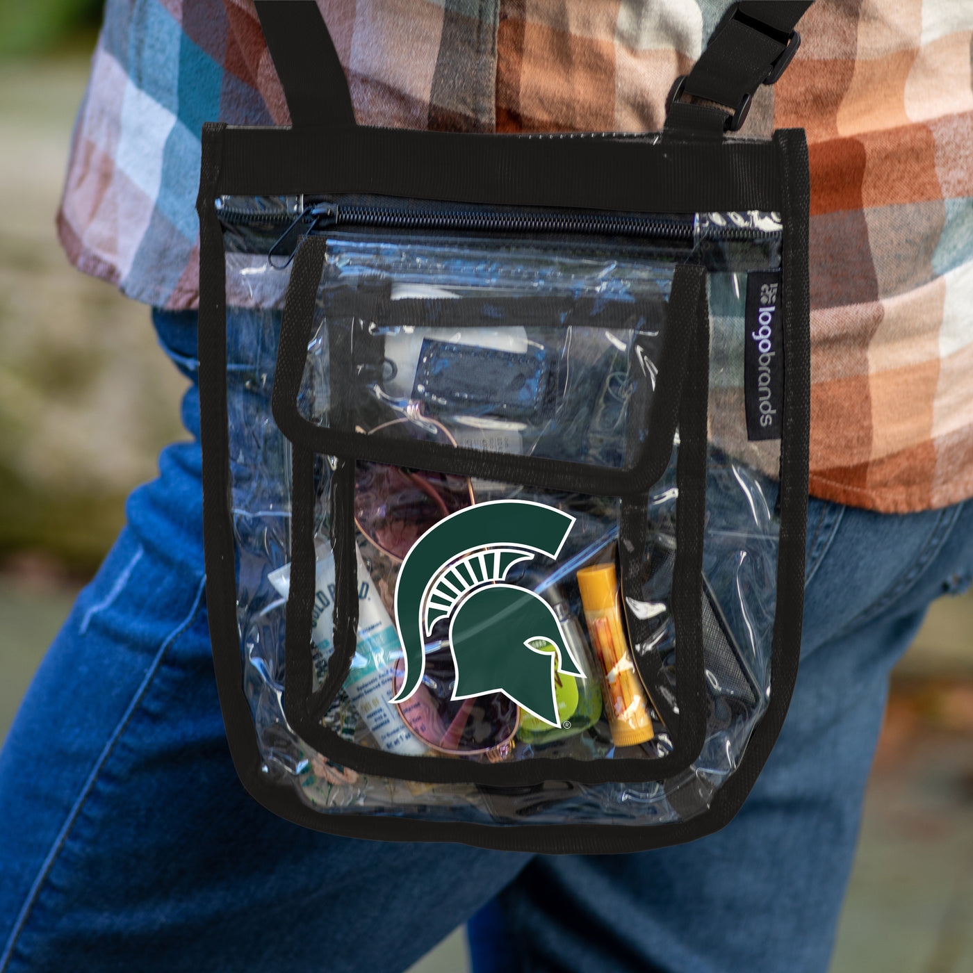 MI State Gameday Clear Crossbody