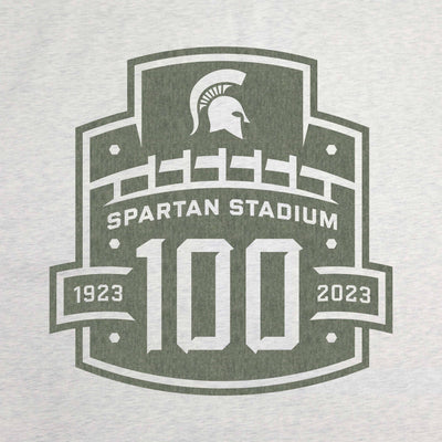 Michigan State Stadium 100th Anniversary Sublimated Sweatshirt Blanket