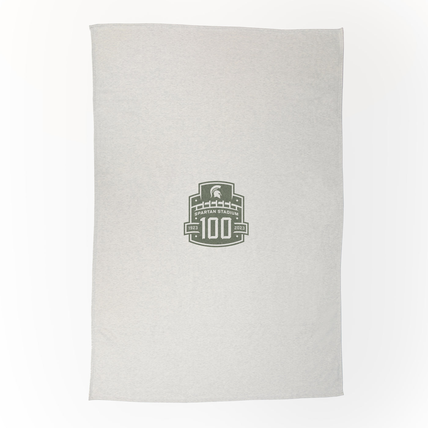 Michigan State Stadium 100th Anniversary Sublimated Sweatshirt Blanket