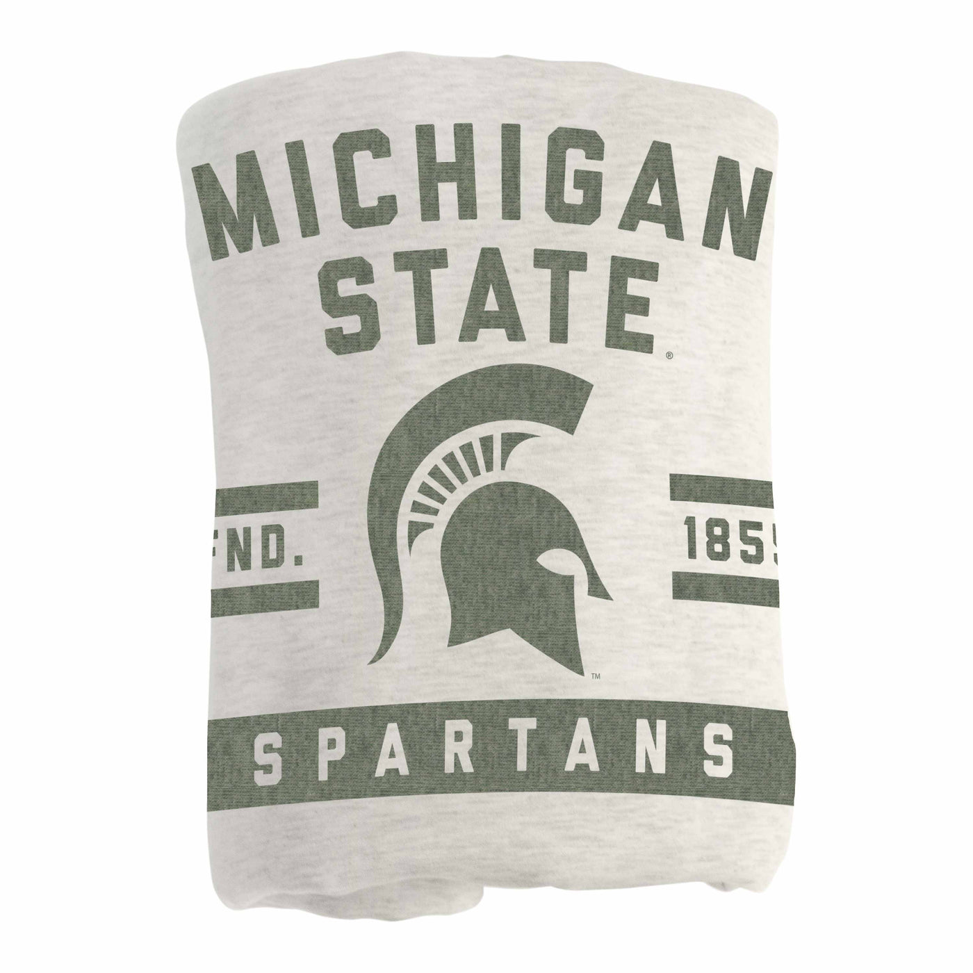 Michigan State Oatmeal Sweatshirt Blanket