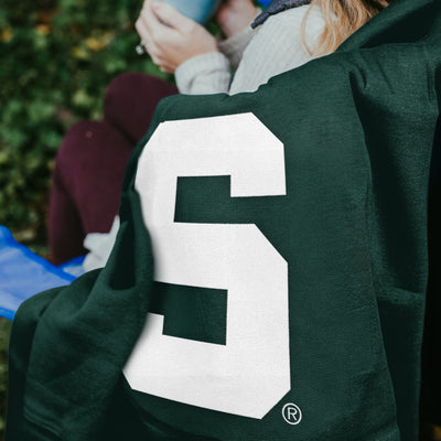 Michigan State Sweatshirt Blanket - Logo Brands
