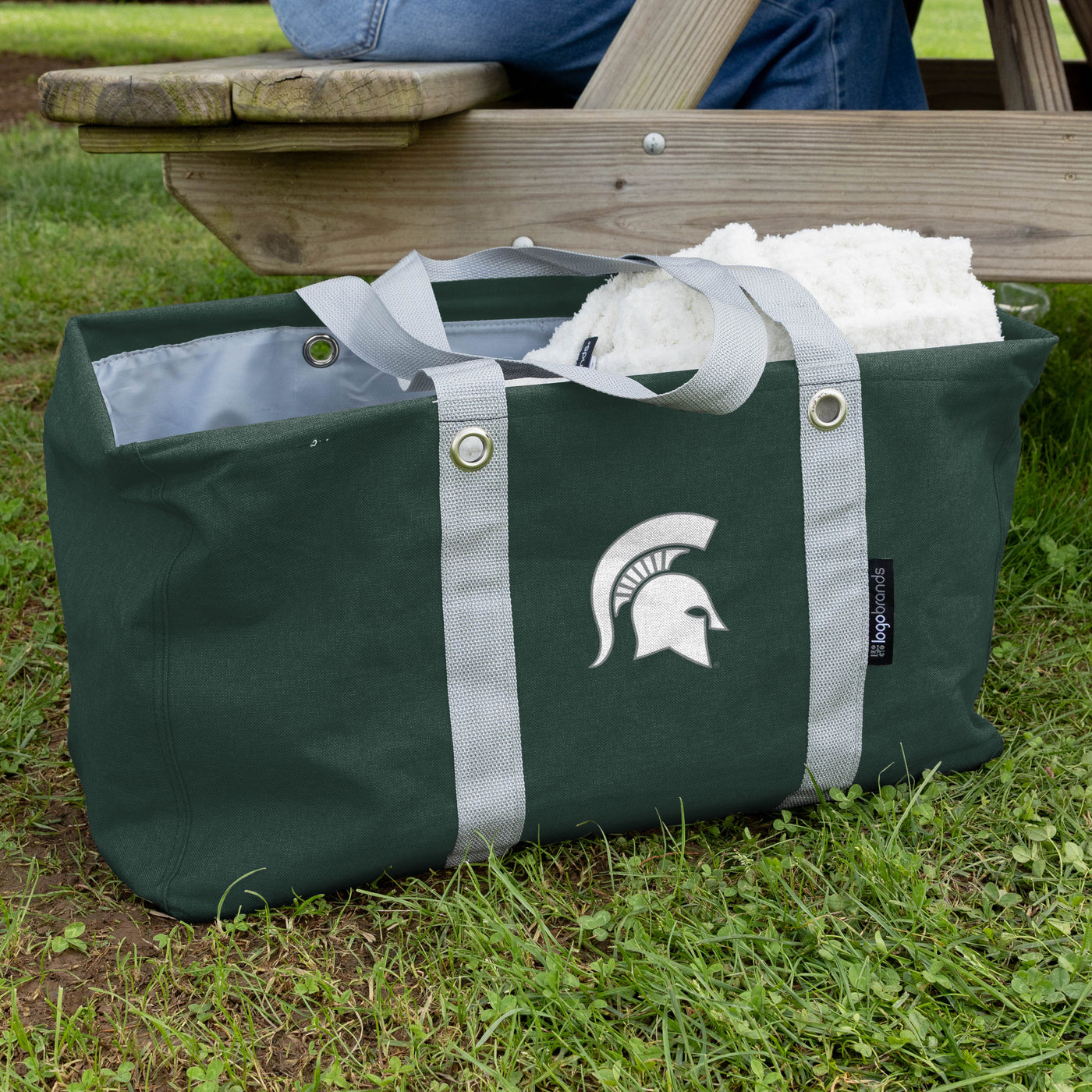Michigan State Crosshatch Picnic Caddy - Logo Brands