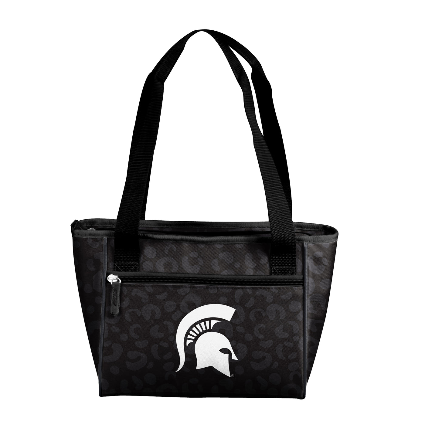 Michigan State Leopard Print 16 Can Cooler Tote