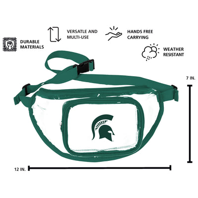 Michigan State Clear Fanny Pack