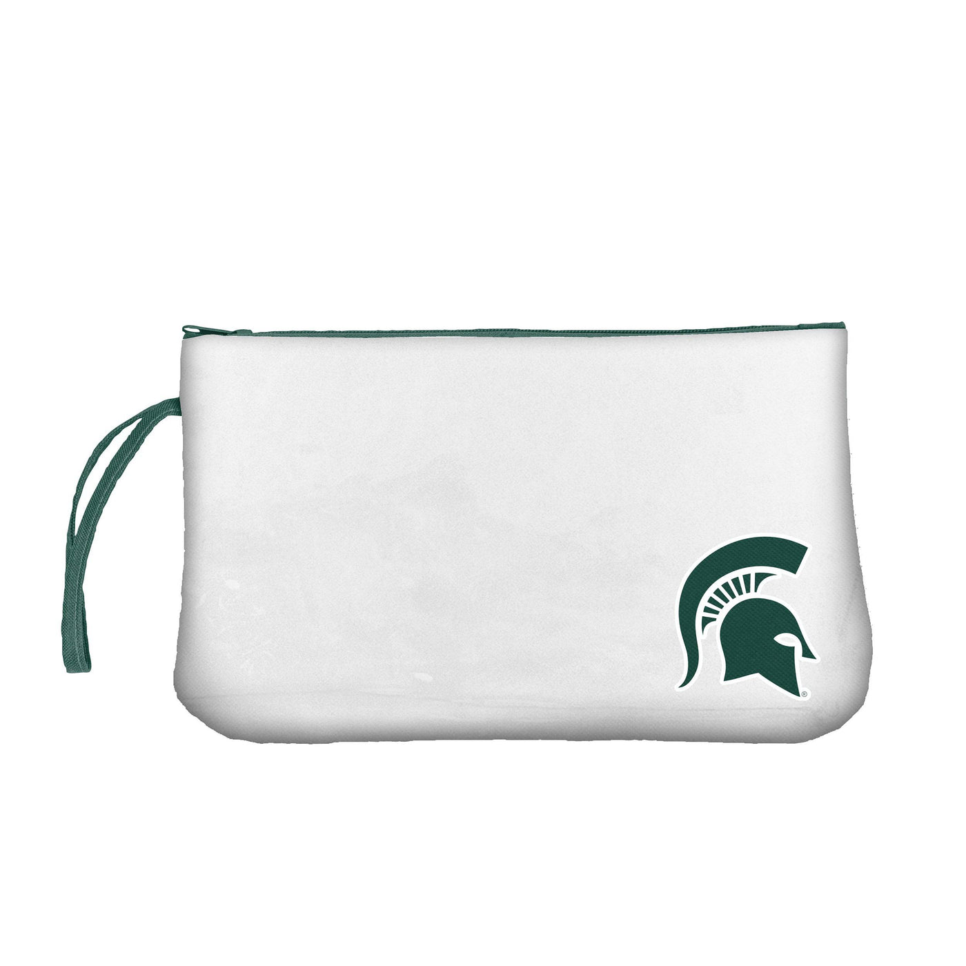 Michigan State Clear Wristlet