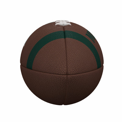 Michigan State Team Stripe Official-Size Composite Football - Logo Brands