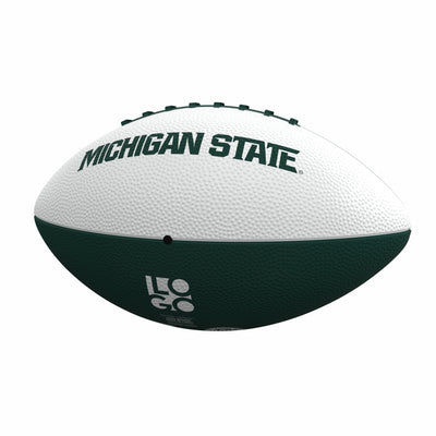 Michigan State Pinwheel Logo Junior Size Rubber Football