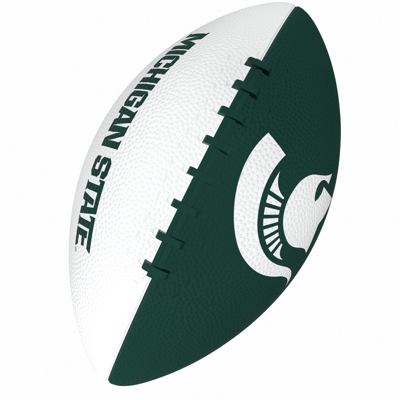 Michigan State Pinwheel Logo Junior Size Rubber Football