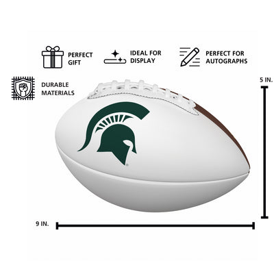 MI State Mini-Size Autograph Football