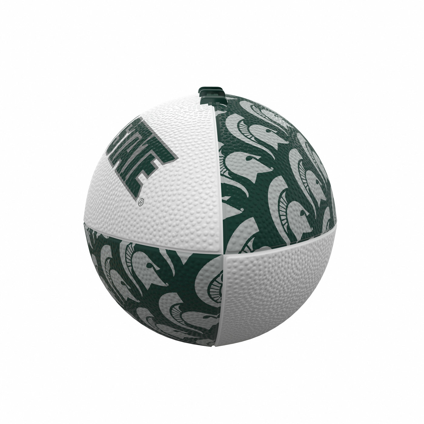 Michigan State Repeating Mini-Size Rubber Football - Logo Brands