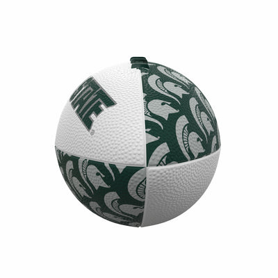 Michigan State Repeating Mini-Size Rubber Football - Logo Brands