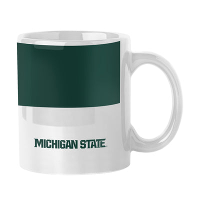 Michigan State 11oz Colorblock Sublimated Mug