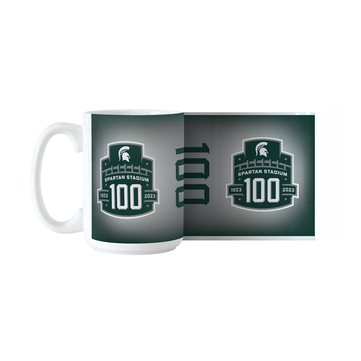 Michigan State Stadium 100th Anniversary 15oz Sublimated Mug