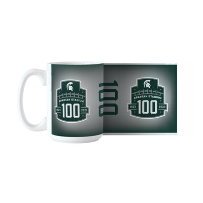 Michigan State Stadium 100th Anniversary 15oz Sublimated Mug