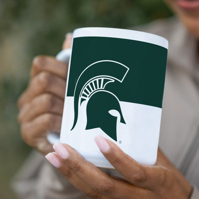 MI State 15oz Colorblock Sublimated Mug