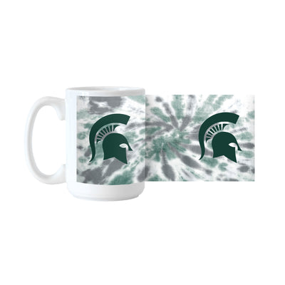 Michigan State 15oz Tie Dye Sublimated Mug