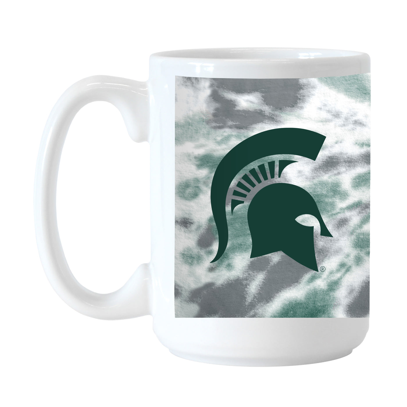 Michigan State 15oz Tie Dye Sublimated Mug