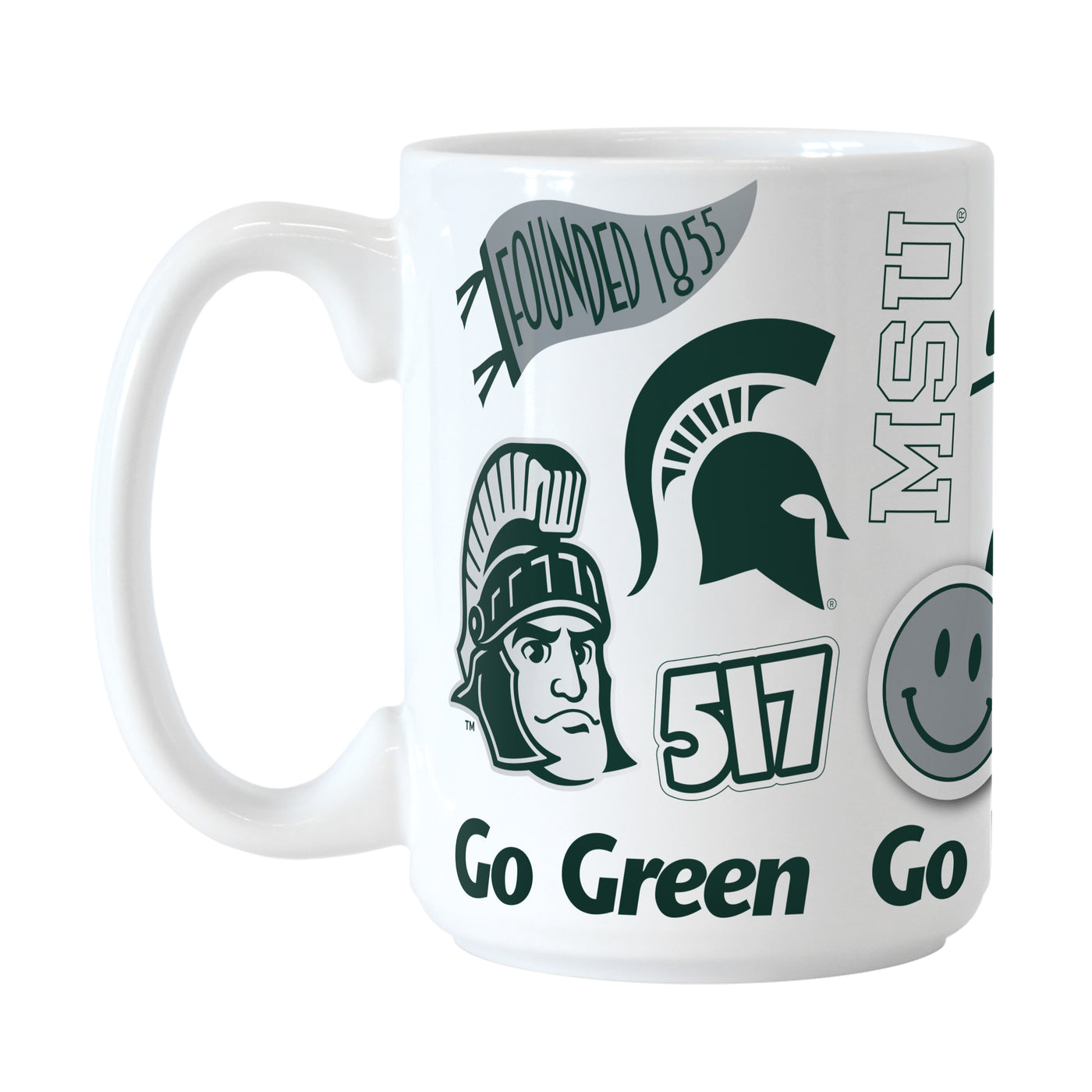 Michigan State 15oz Native Sublimated Mug