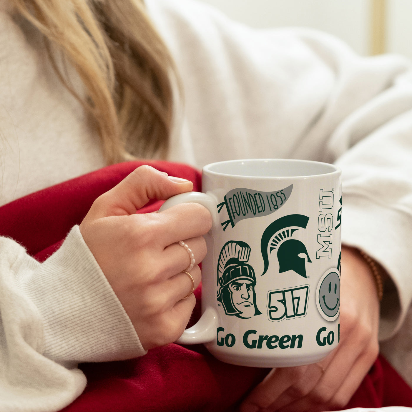 Michigan State 15oz Native Sublimated Mug