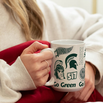 Michigan State 15oz Native Sublimated Mug
