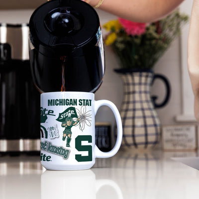 Michigan State 15oz Native Sublimated Mug