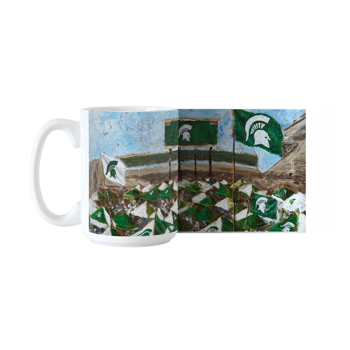 Michigan State 15oz Collector Sublimated Mug