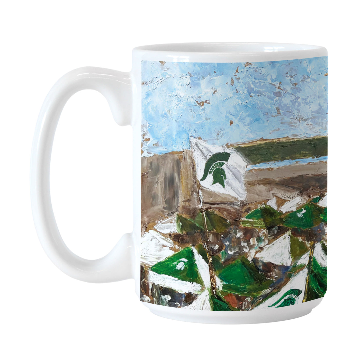 Michigan State 15oz Collector Sublimated Mug - Logo Brands