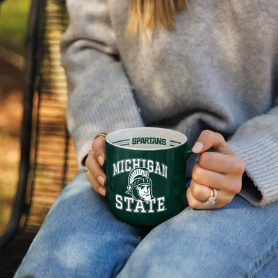 Michigan State 15oz Stripe Mug