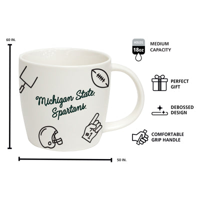 Michigan State 18oz Playmaker Mug