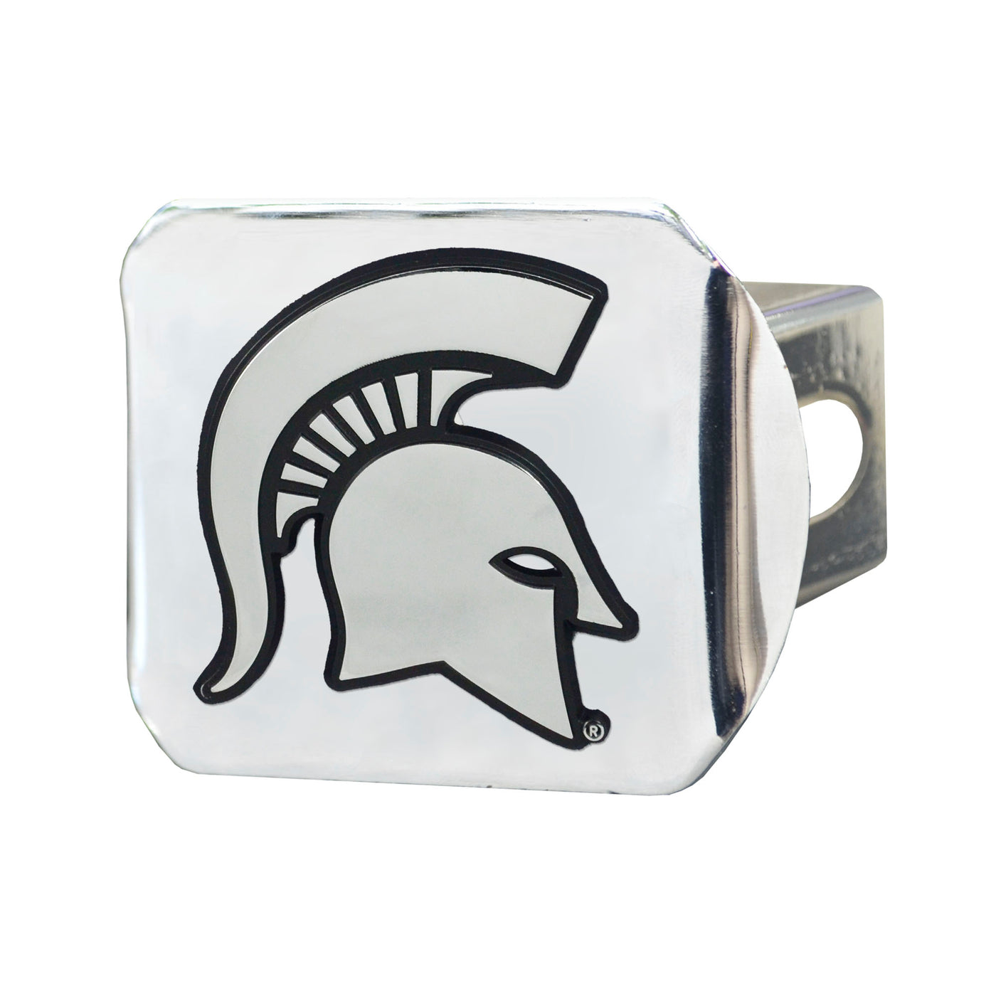 Michigan State University Chrome on Chrome Hitch Cover