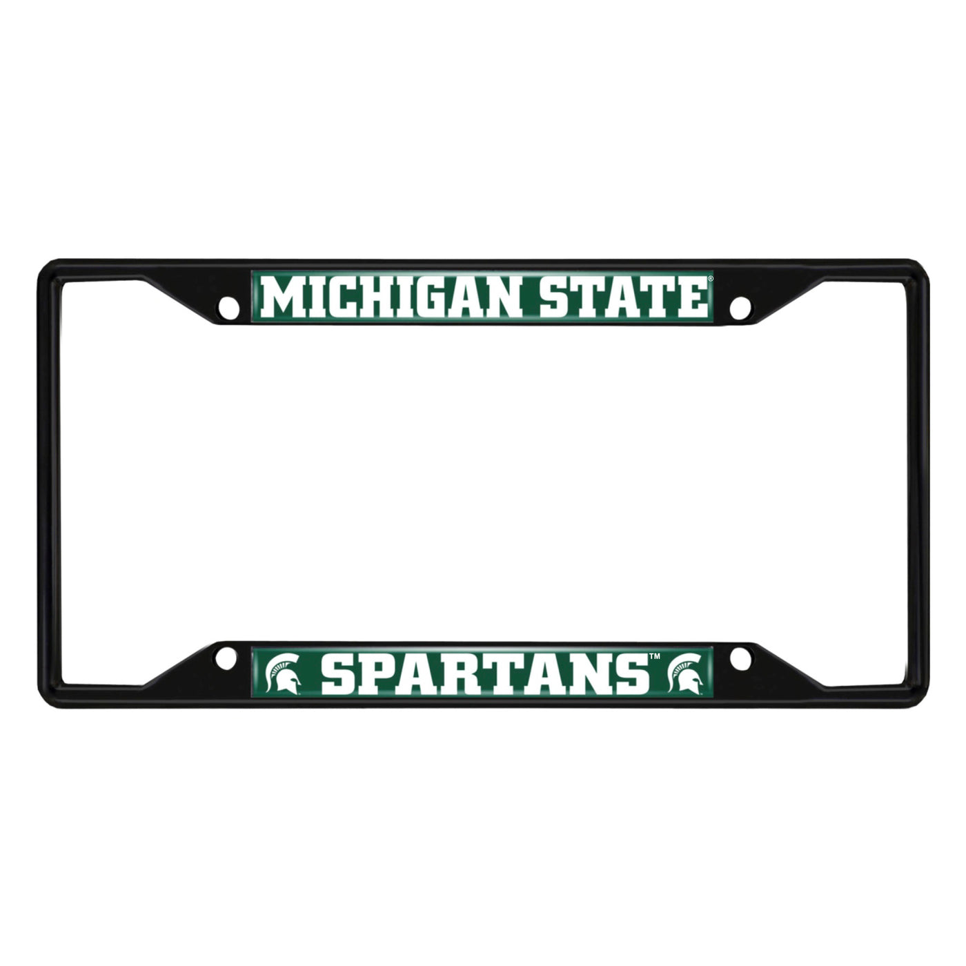 Michigan State University Black License Plate Frame