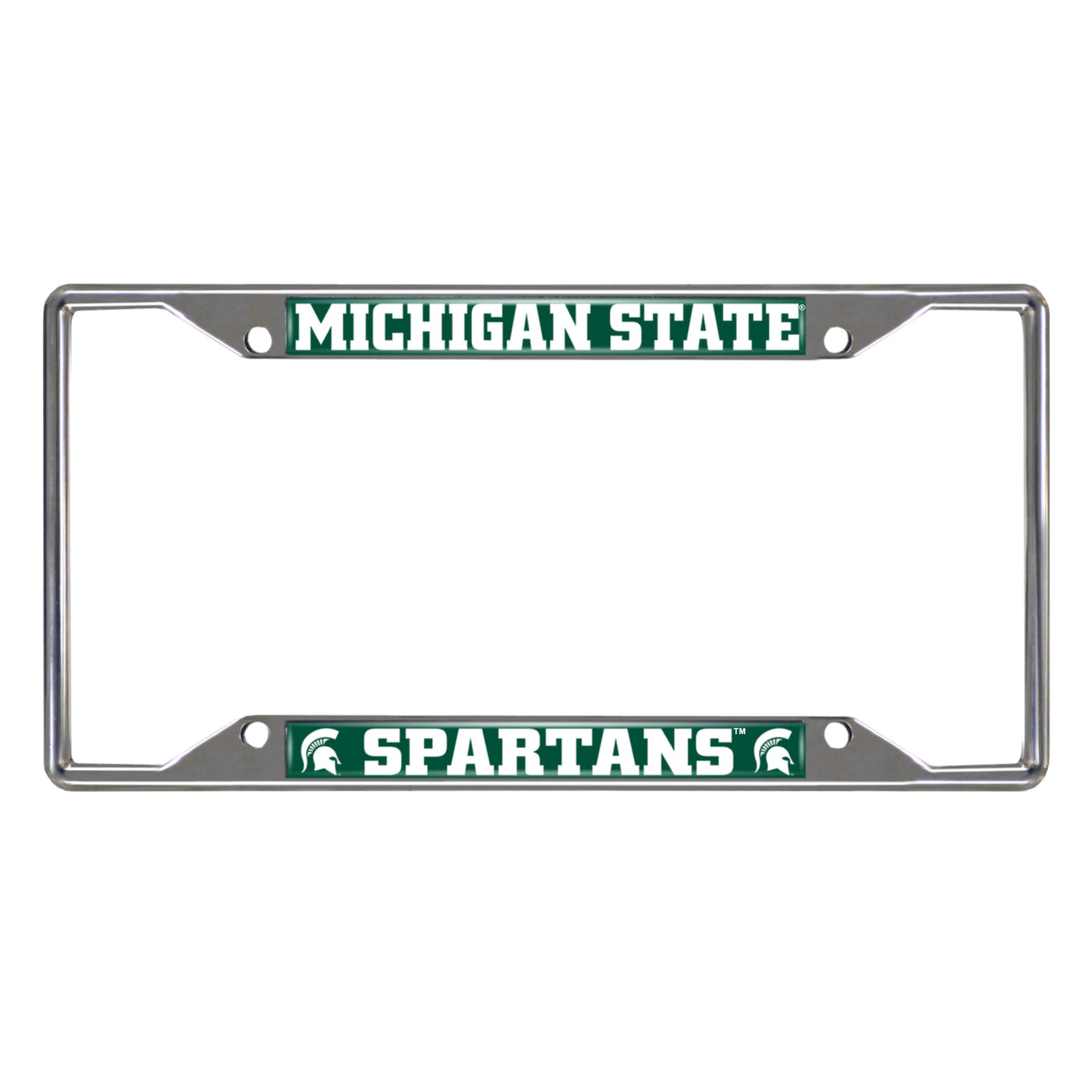 Michigan State University Chrome License Plate Frame