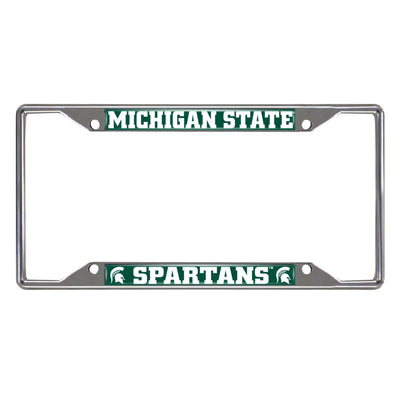 Michigan State University Chrome License Plate Frame