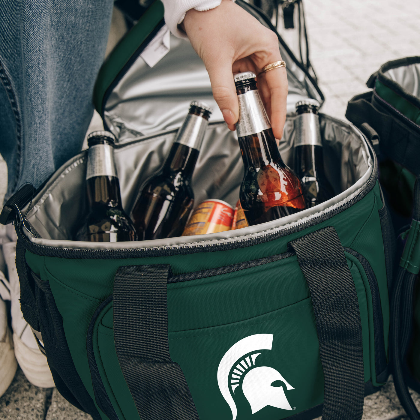 Michigan State 24 Flex Can Cooler