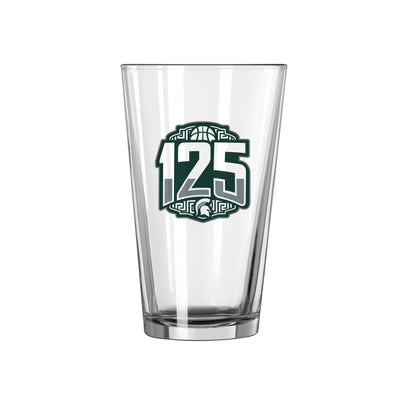 Michigan State Basketball 125th Anniversary 16oz Pint Glass - Logo Brands