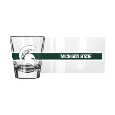 Michigan State 2oz Stripe Shot Glass