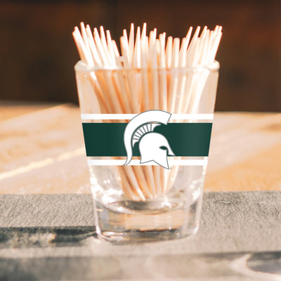 Michigan State 2oz Stripe Shot Glass