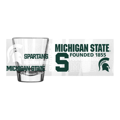 Michigan State 2oz Spirit Shot Glass