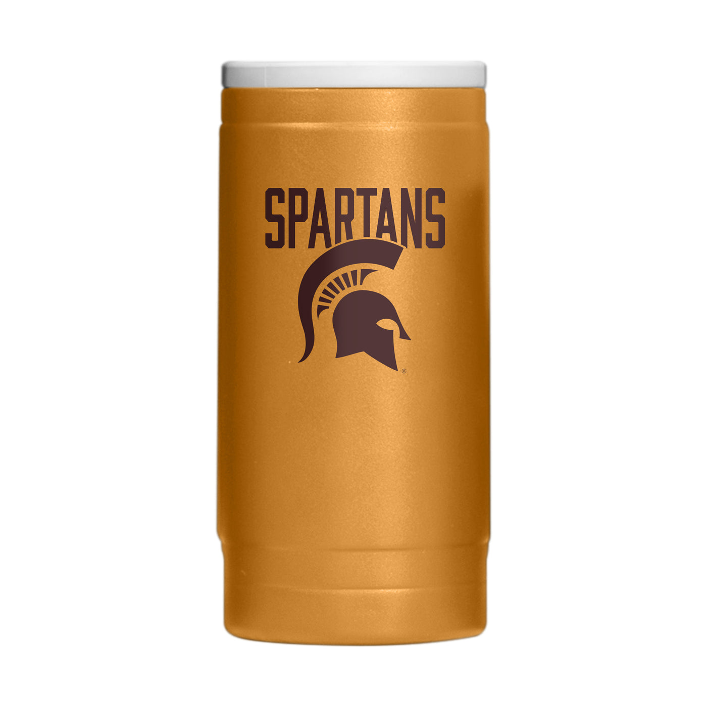 Michigan State  Huddle Powder Coat Slim Can Coolie