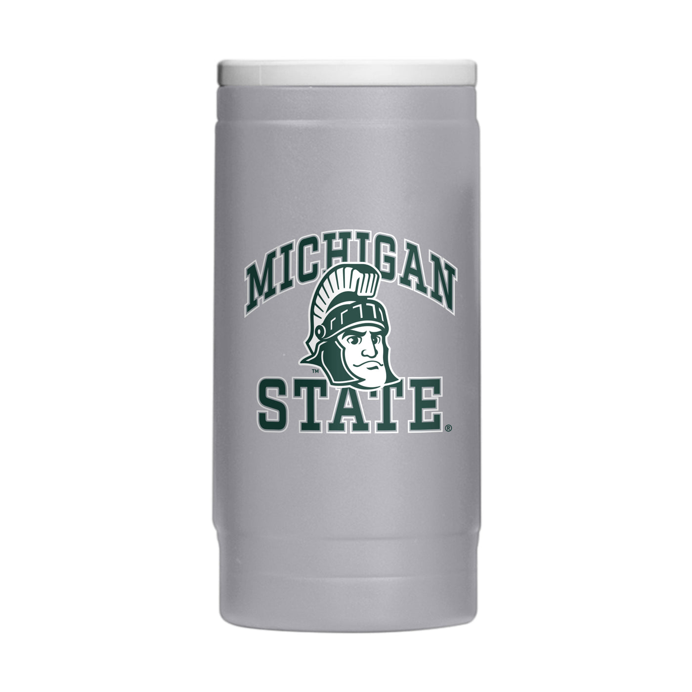 Michigan State 12oz Athletic Powder Coat Slim Can Coolie