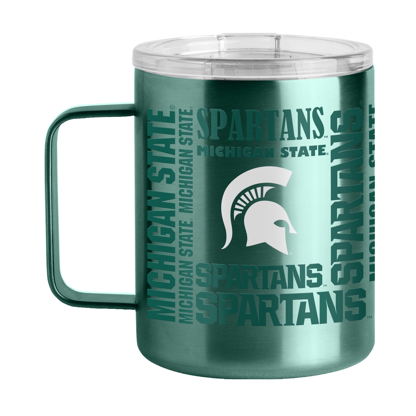 Michigan State 15oz Replay Stainless Steel Mug