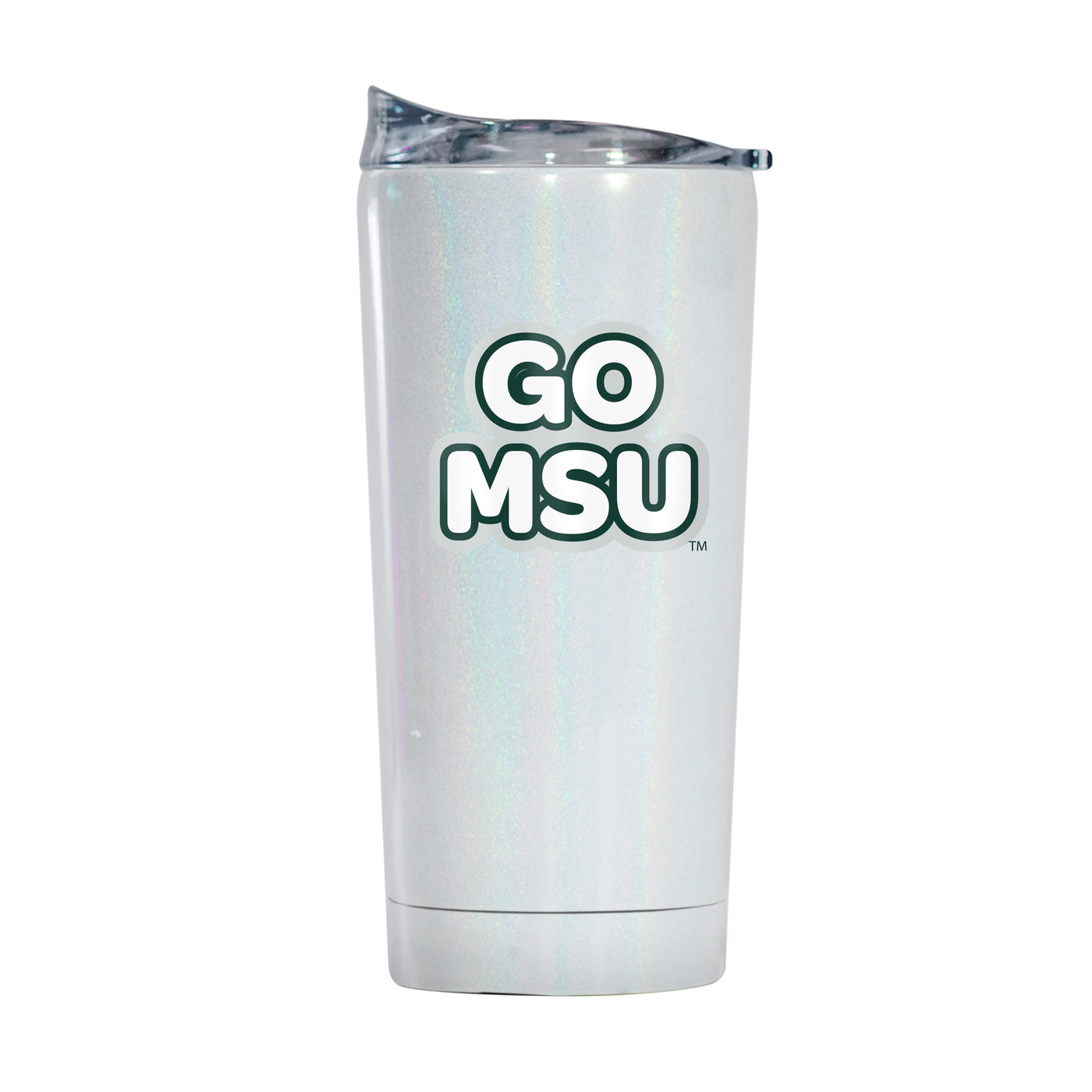 Michigan State 20oz Bubble Iridescent Tumbler - Logo Brands